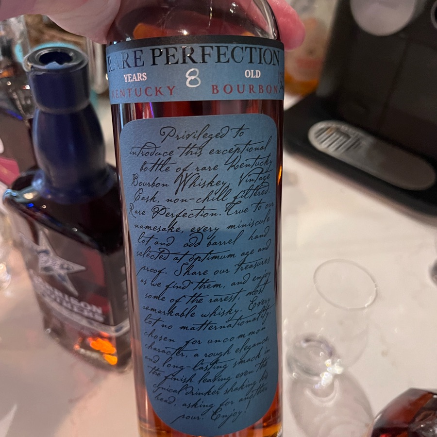 Rare Perfection 8 Years Old Kentucky Bourbon Lot #2