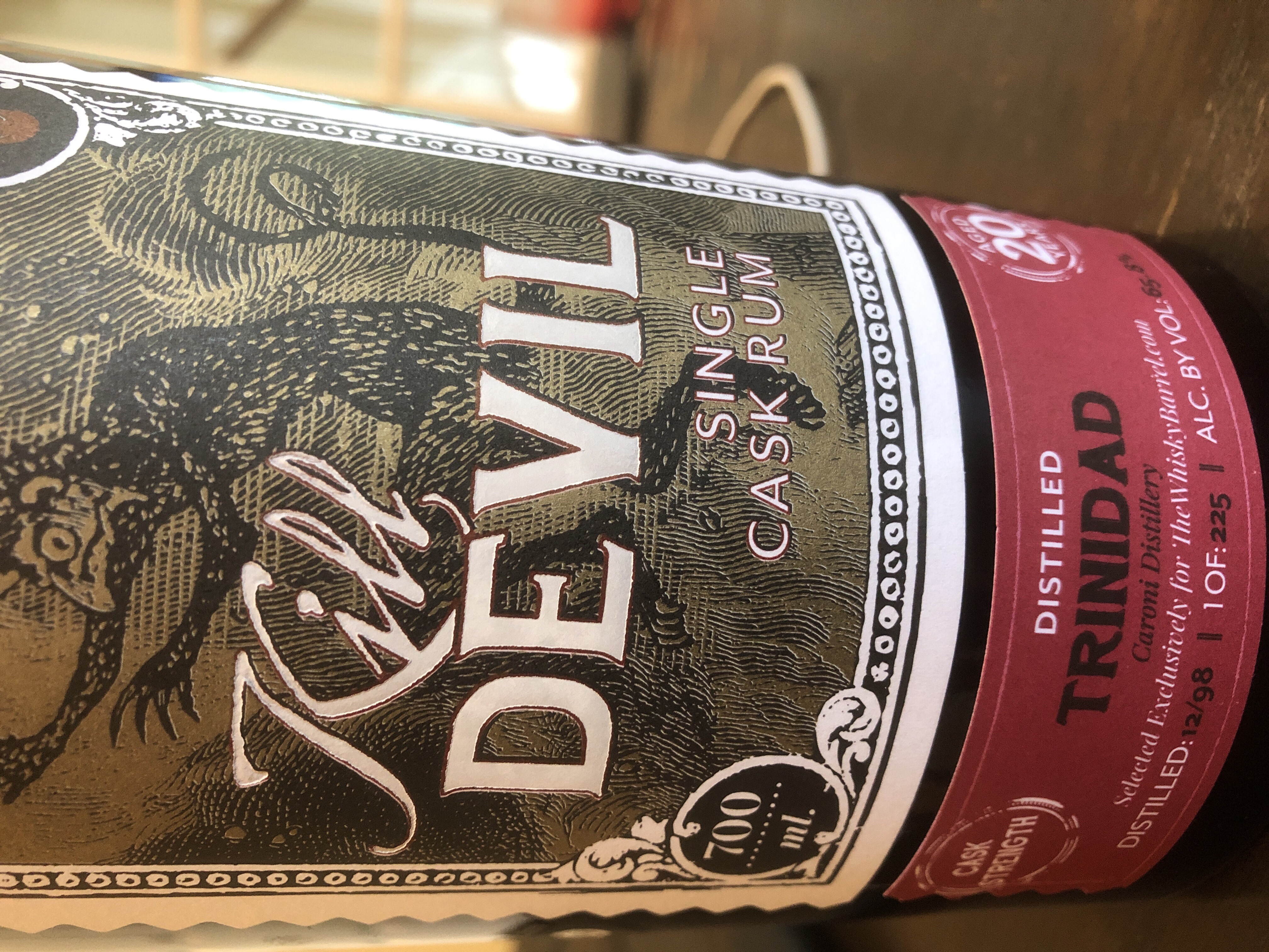 Caroni 1998 20 Year Cask Strength Trinidad Rum - Kill Devil (Hunter Laing)