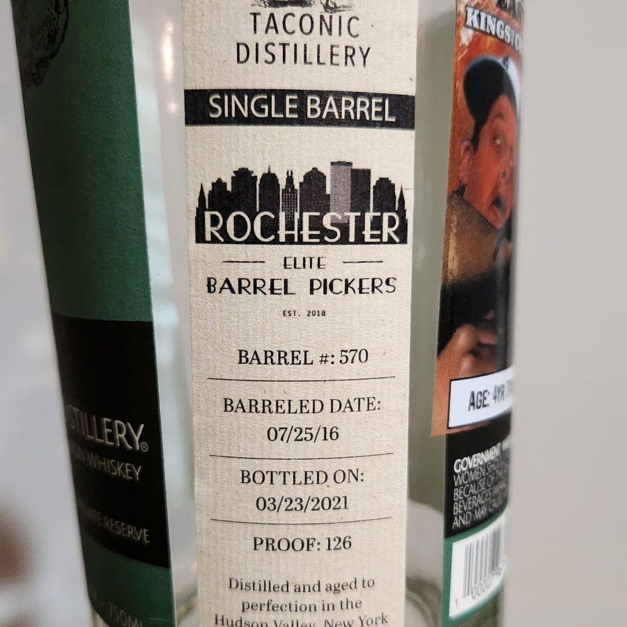 Taconic Single Barrel (Rochester Elite)