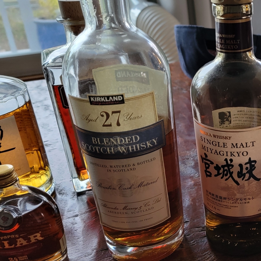 Kirkland 27 Year Blended Scotch Whisky Bourbon Cask Matured