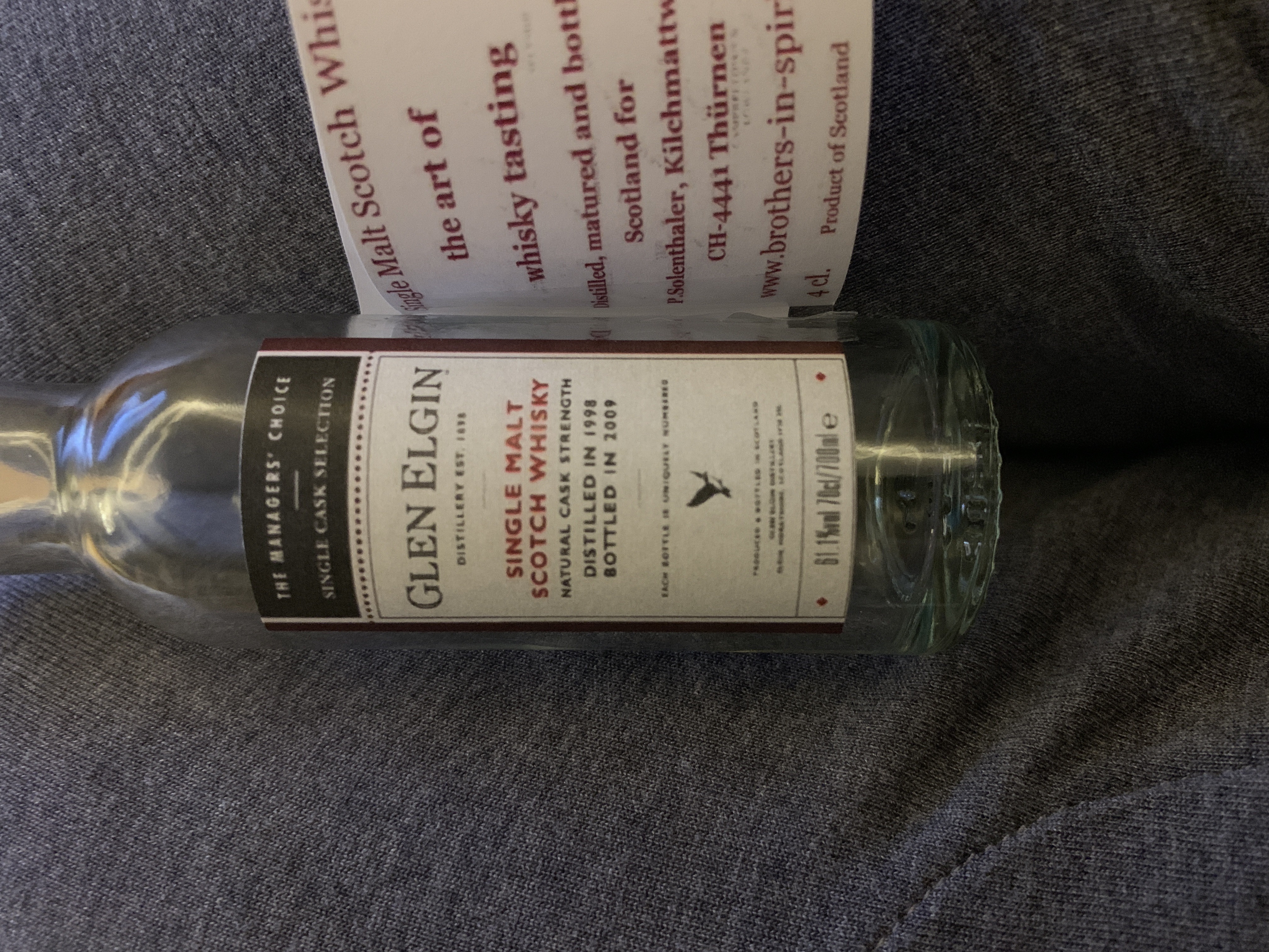 Glen Elgin Manager's Choice 1998