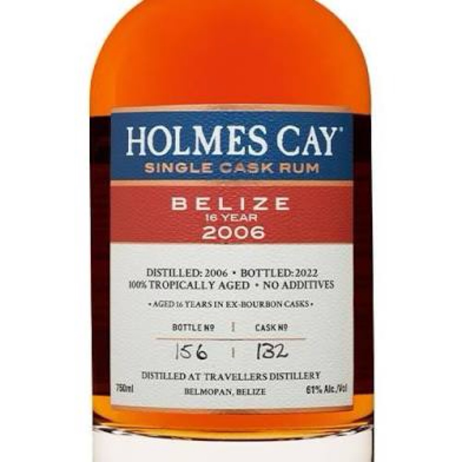 Holmes Cay Single Cask Rum Belize 16 Year 2006
