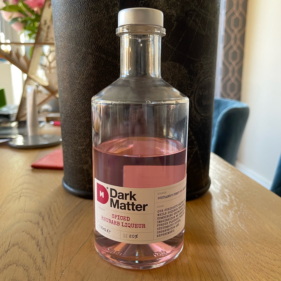 Dark Matter Spiced Rhubarb Liqueur