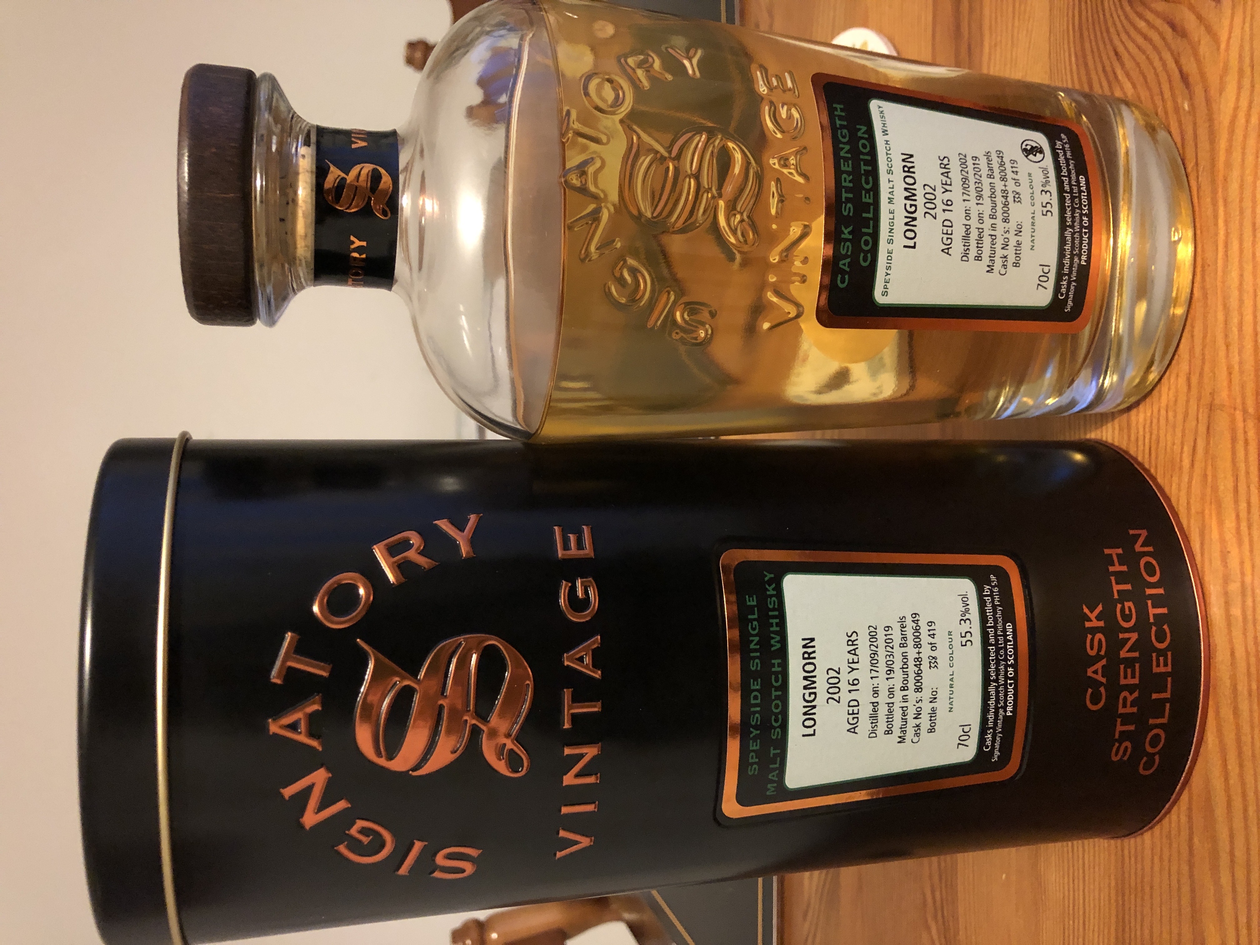 Longmorn 2002 16 Year Cask Strength Collection (Signatory)
