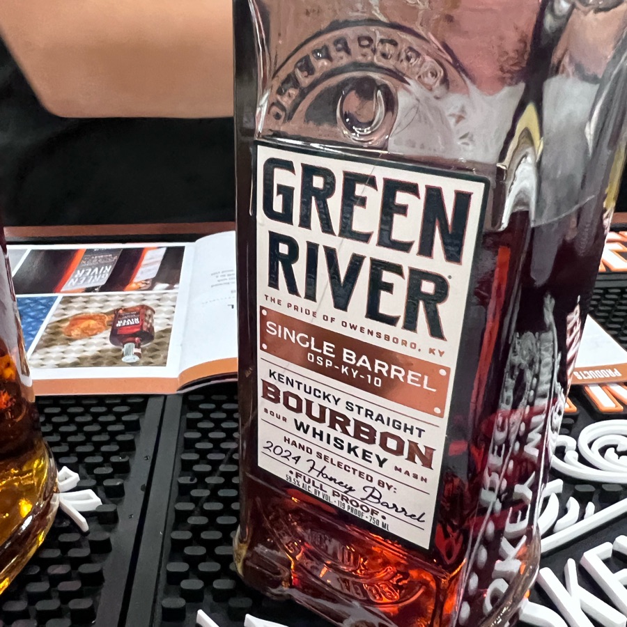 Green River Single Barrel Full Proof Bourbon (2024 Honey Barrel)