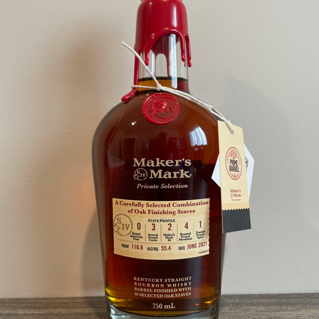 Maker's Mark - Private Selection (A Carefully Selected Combination of Oak Finishing Staves; June 2021)