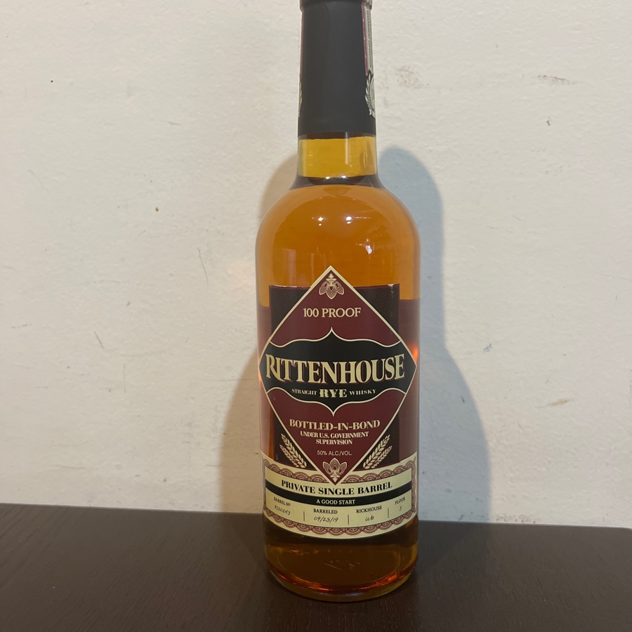 Rittenhouse Straight Rye Bottled-In-Bond Single Barrel (O'Darby's Liquor Barn 24)