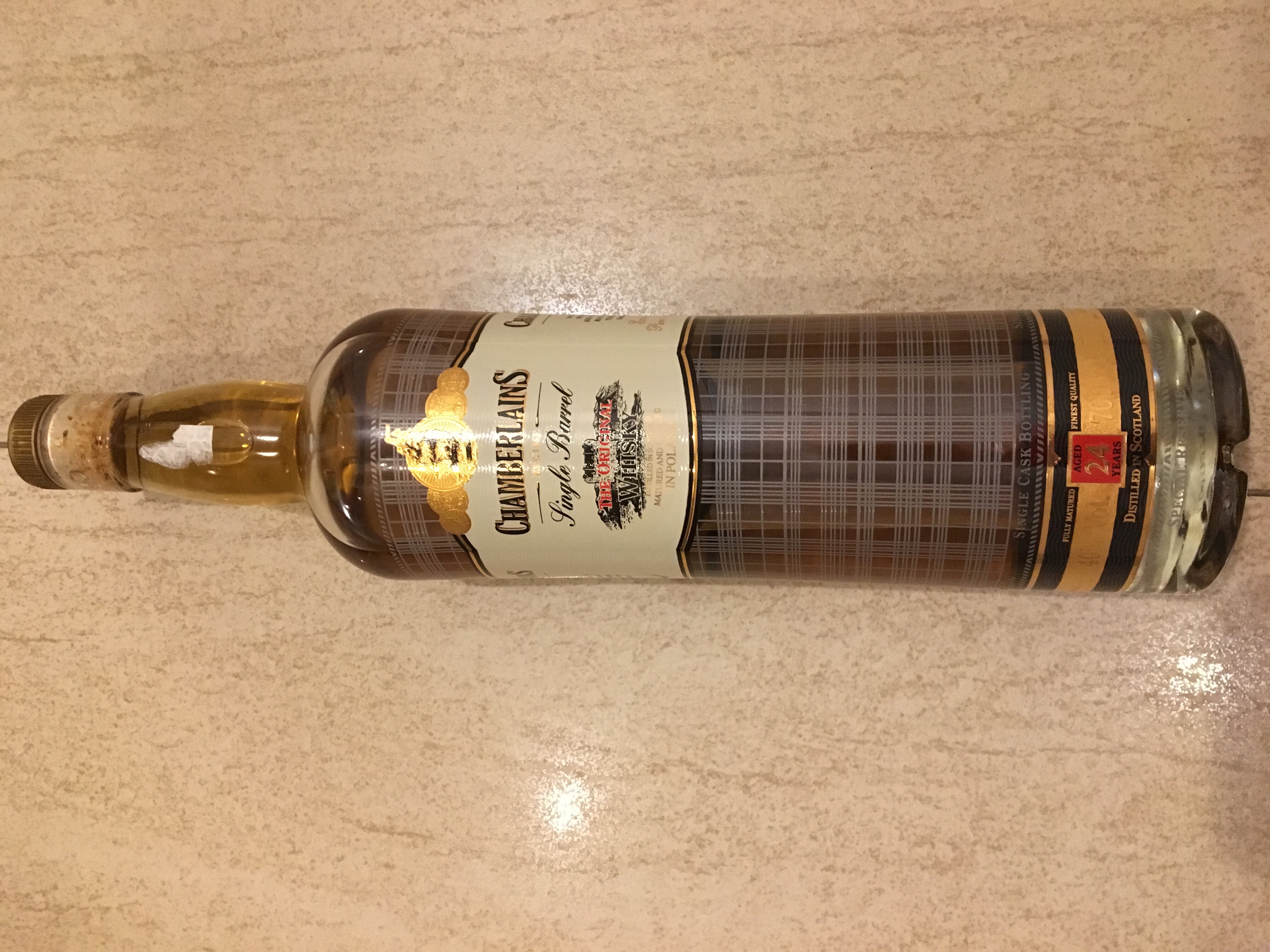Chamberlains Single Barrel 24Y