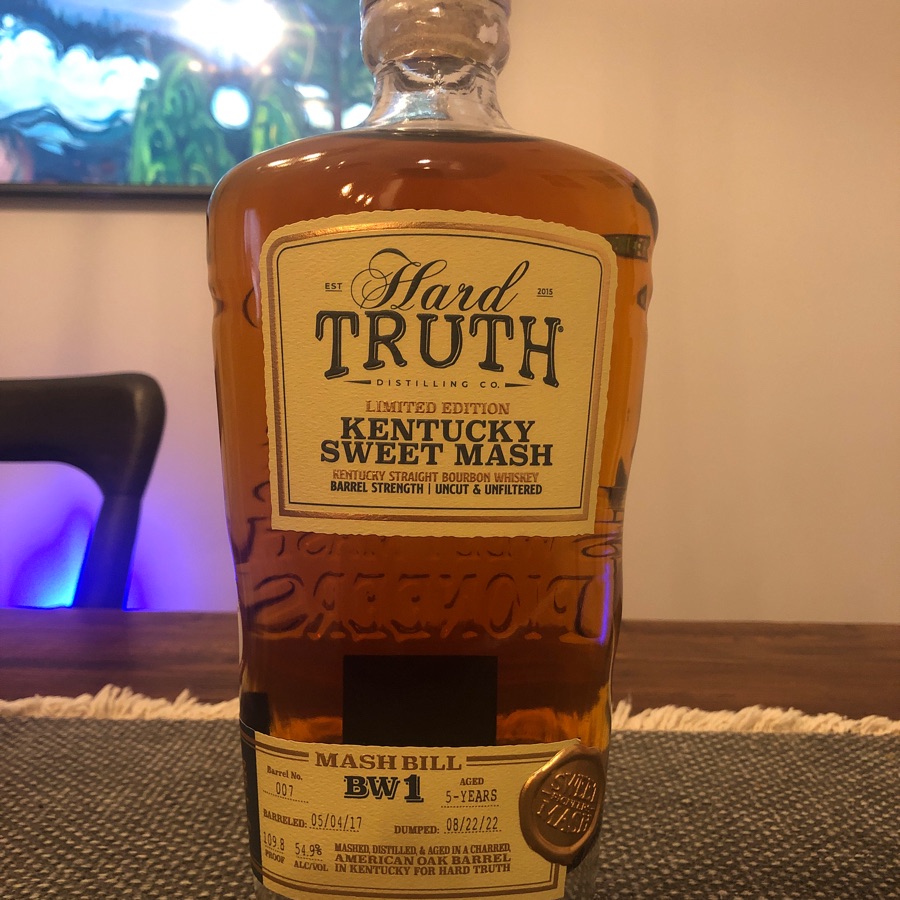 Hard Truth Kentucky Sweet Mash Bourbon (BW-1)