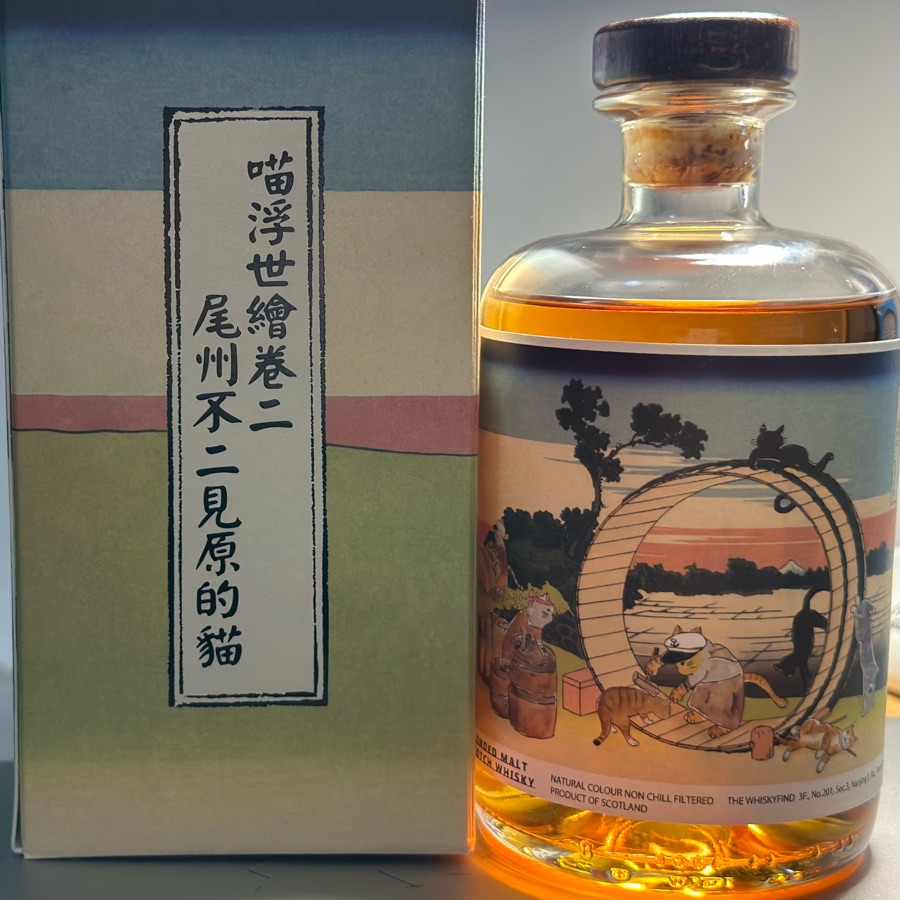 The Whiskeyfind Blended Whiskey - Meow Ukiyo Batch 2