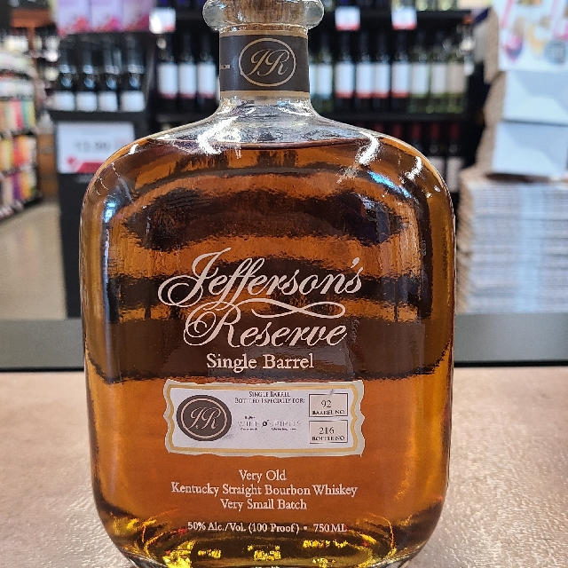 Jefferson's Reserve Single Barrel (Crossroads Hy-Vee)