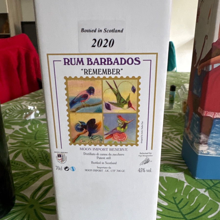 Rum Barbados Remeber Collection Moon