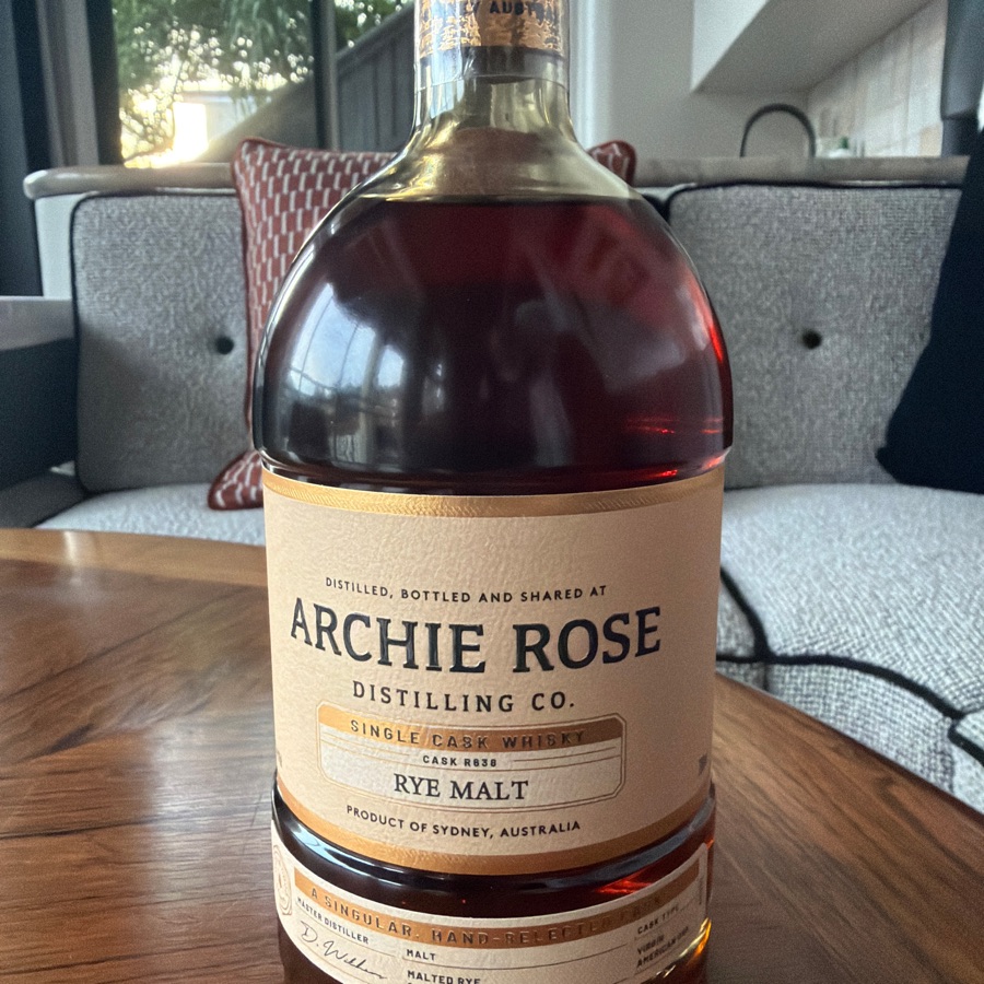Archie Rose Single Cask Rye Malt R638