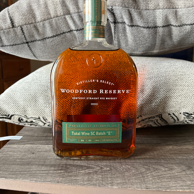 Woodford Reserve Kentucky Straight Rye (Total Wine SC Batch "E" Single Barrel Select)
