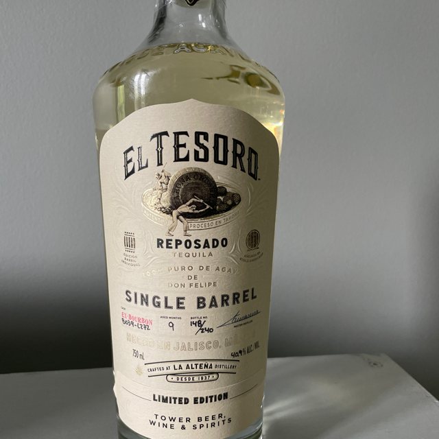 El Tesoro Reposado Single Barrel B039-L272