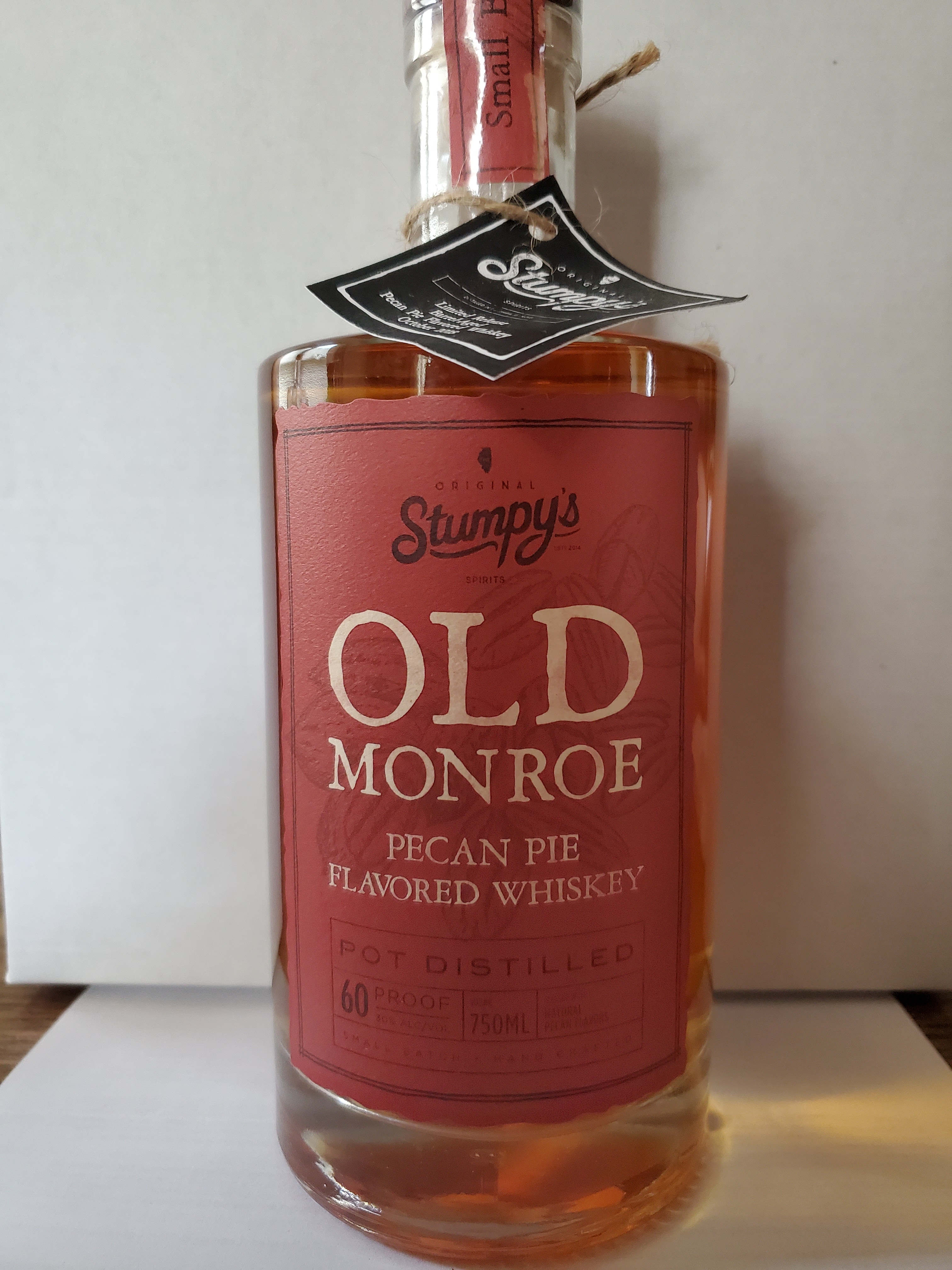 Stumpy's Old Monroe Pecan Pie Flavored Whiskey