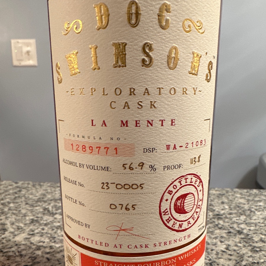 Doc Swinson's Exploratory Cask La Mente