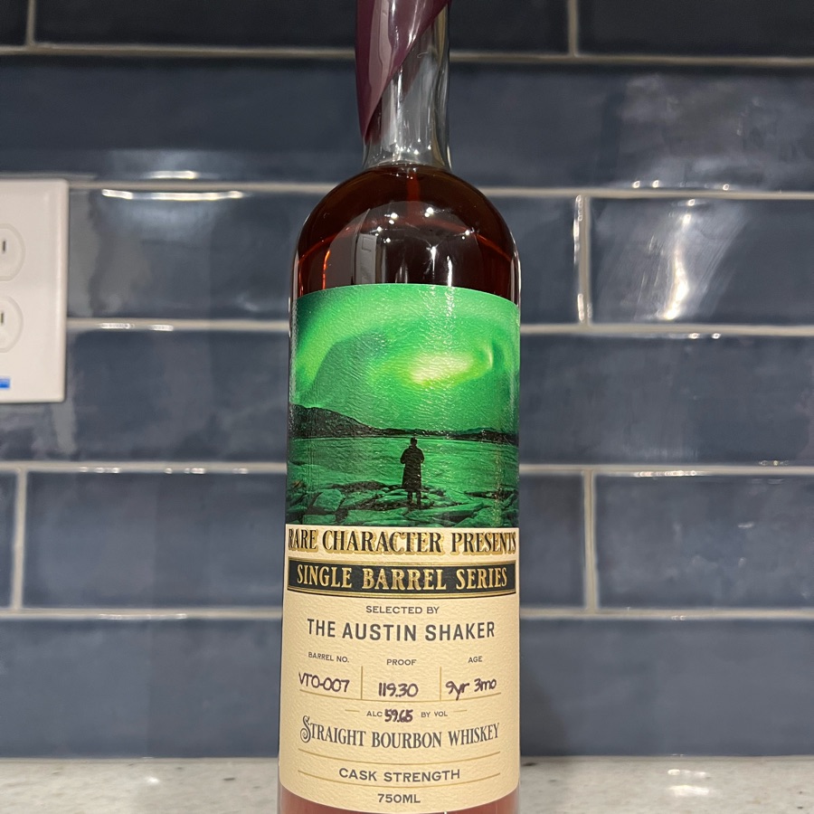 Rare Character Single Barrel Series Selected by The Austin Shaker VTO-007