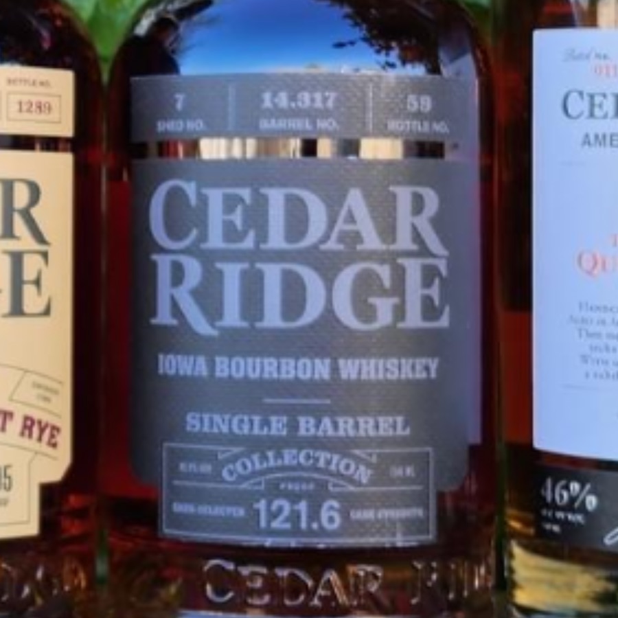 Cedar Ridge Iowa Bourbon Single Barrel Collection