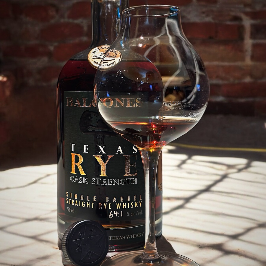 Balcones Rye, Single Barrel bottled for Total Wine, barrel proof