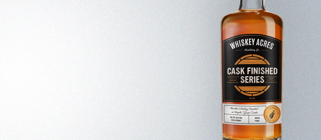 Whiskey Acres Cask Finished Series Bourbon Maple Finish