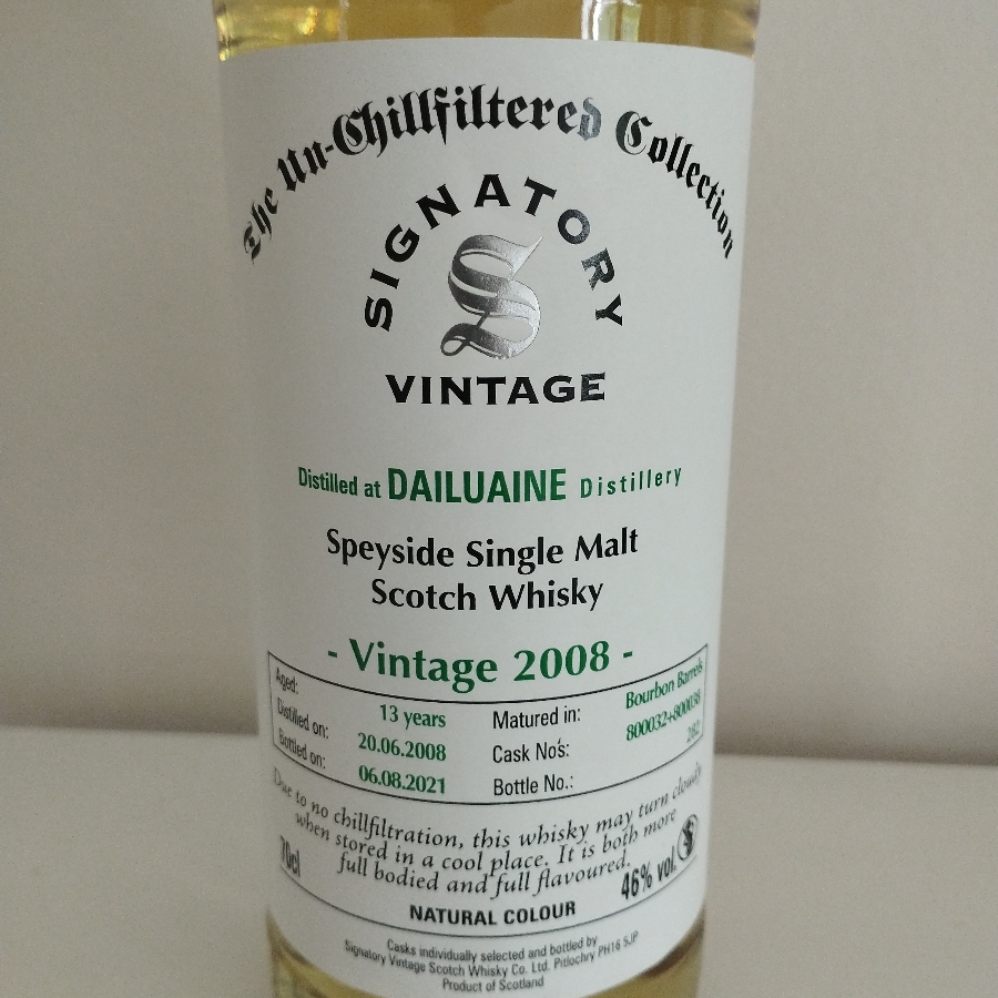 DAILUAINE 13 Signatory Vintage 2008