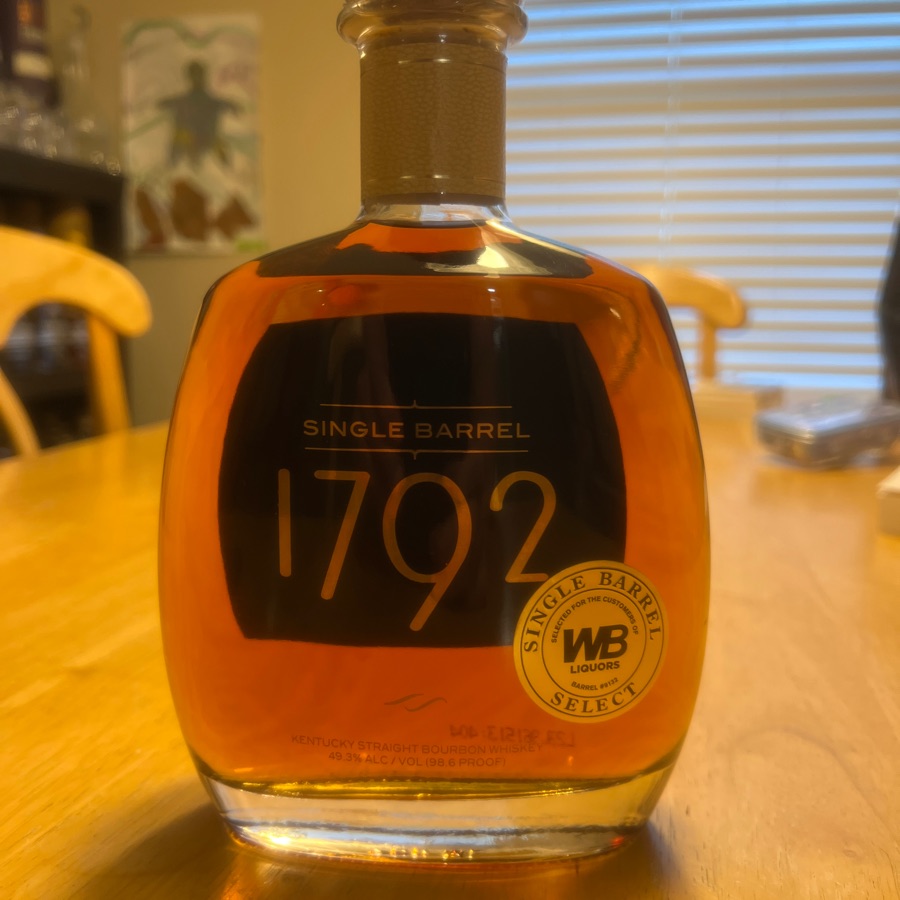 1792 Single Barrel (WB Liquors)
