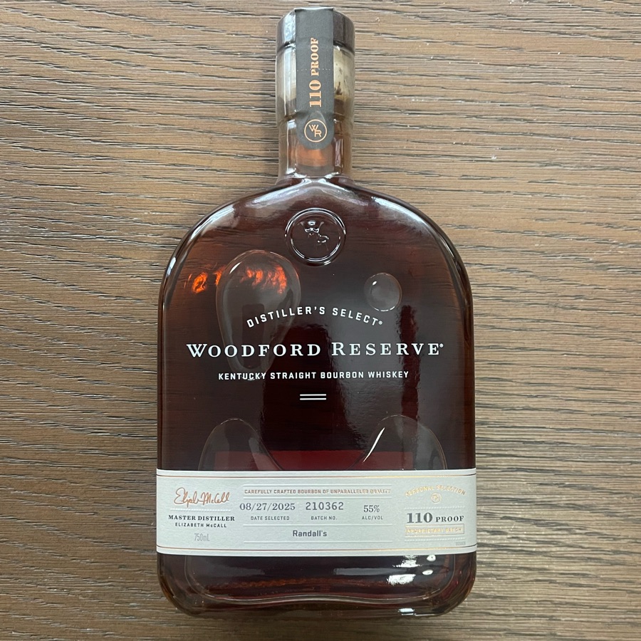 Woodford Reserve Kentucky Straight Bourbon Whiskey - 110 Proof Proprietary Batch Single Barrel - Randalls