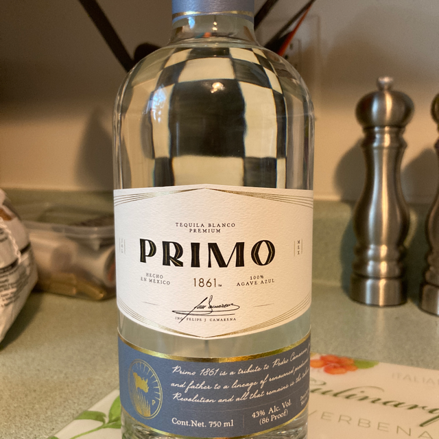 Tequila Primo 1861 Blanco