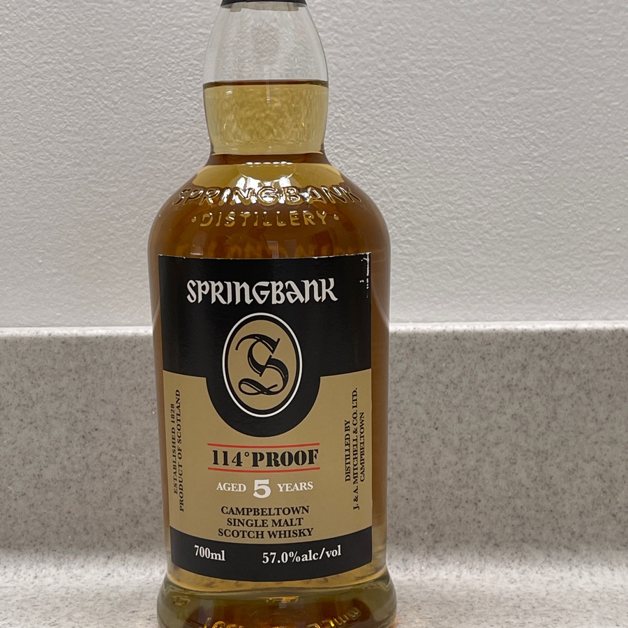 Springbank 114 * Proof 5 Years