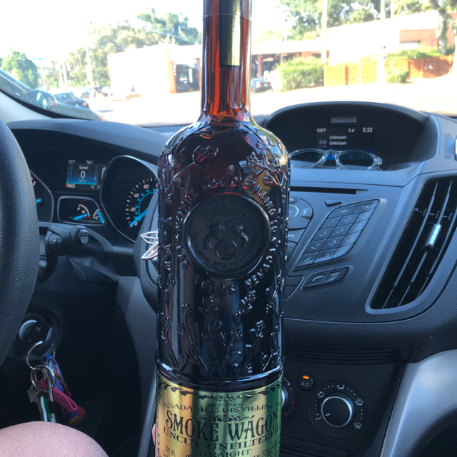 Smoke Wagon Uncut Unfiltered Straight Bourbon Whiskey Batch 68