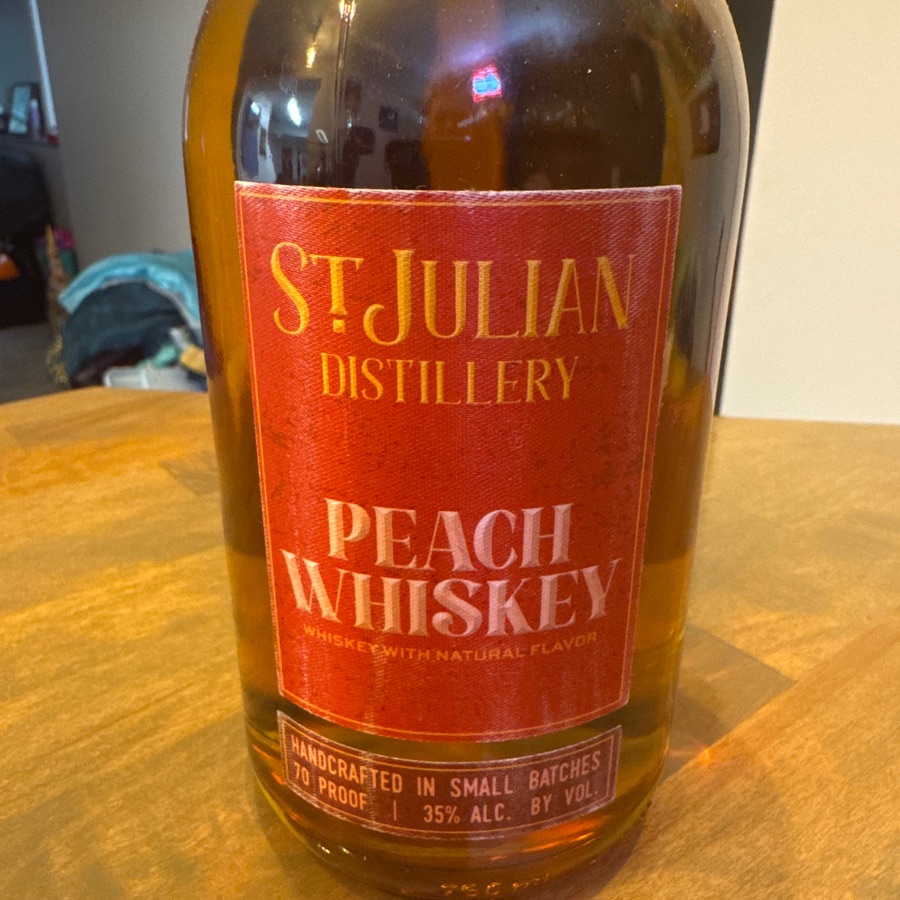 St. Julian Peach Whiskey