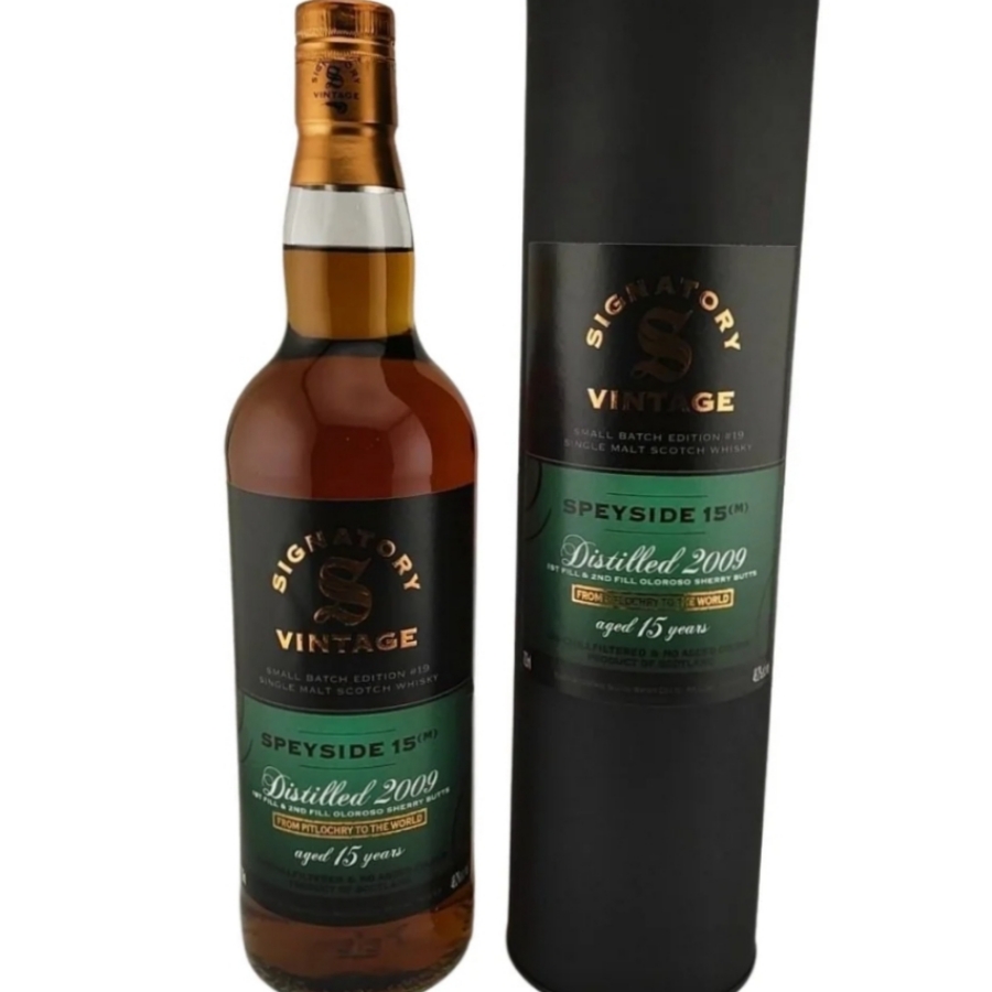 Signatory Speyside 15 (M) 2009 Small Batch #19