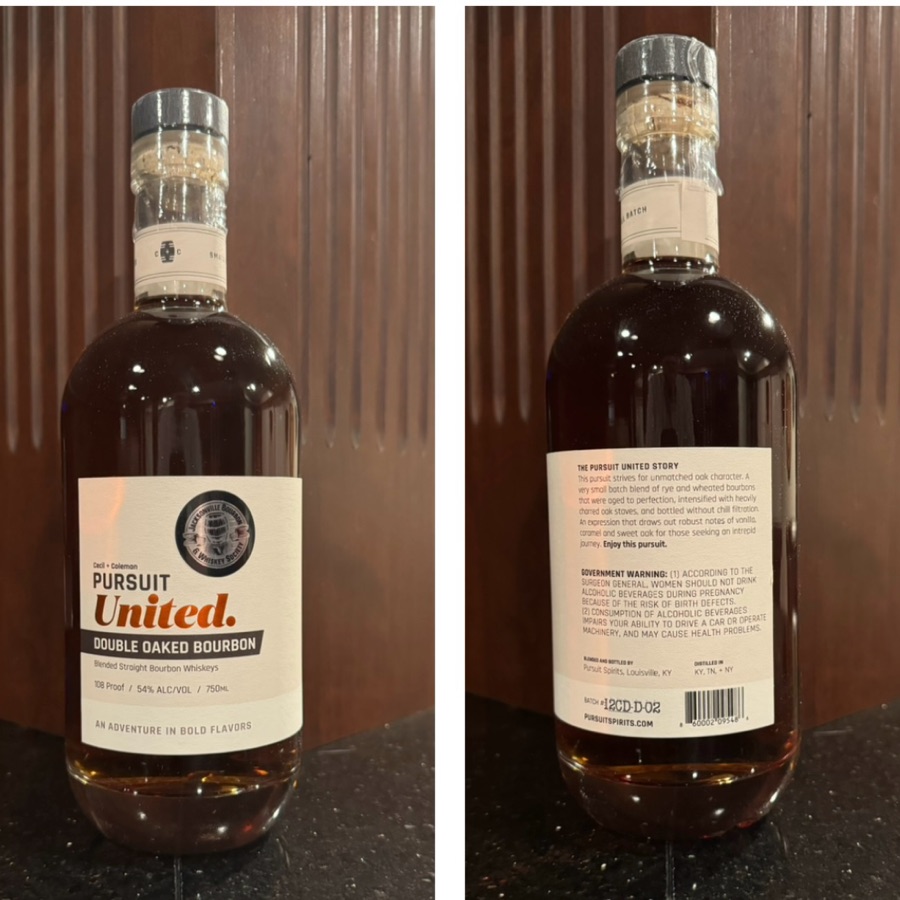 Pursuit United Double Oaked Selected by Jacksonville Bourbon & Whiskey Society