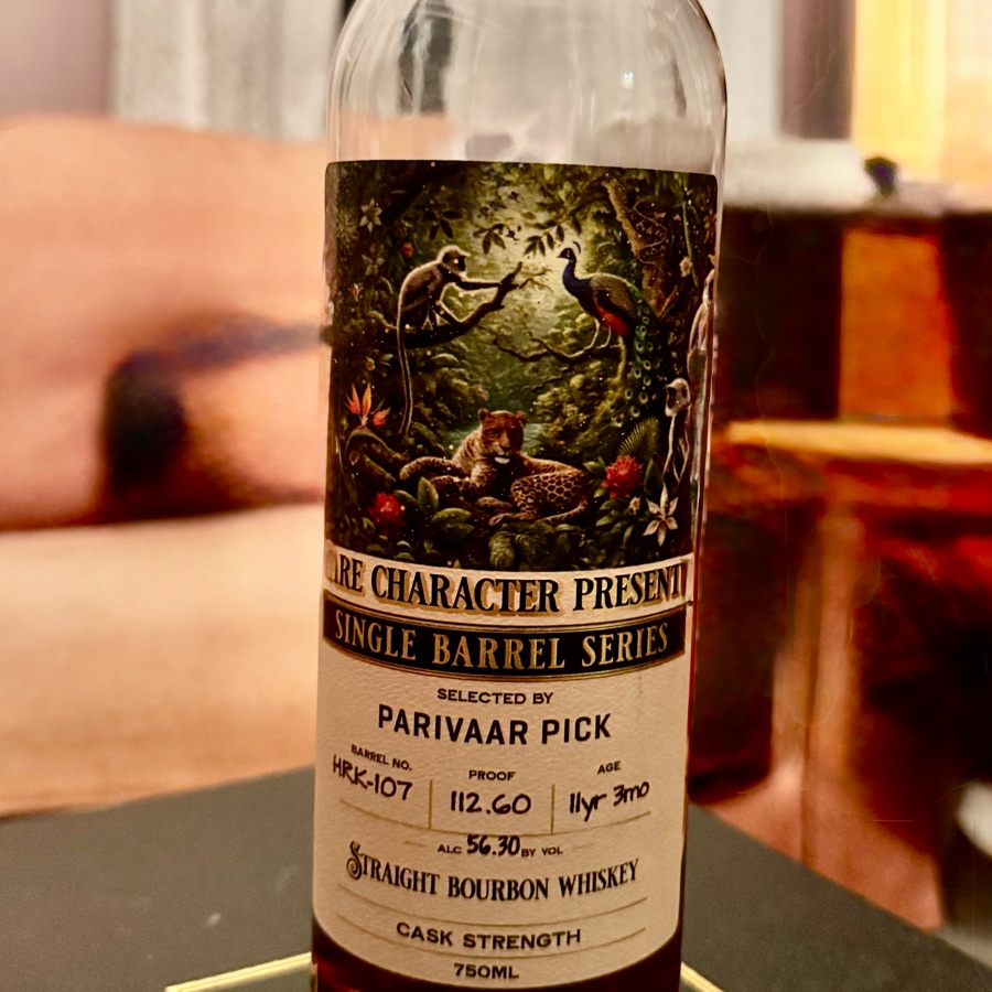 Rare Character Presents Single Barrel Select Parivaar Pick