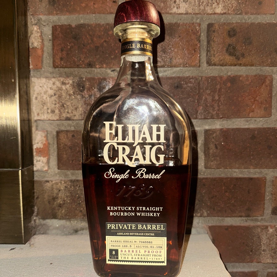 Elijah Craig Private Barrel Barrel Proof Ashland Beverage Center