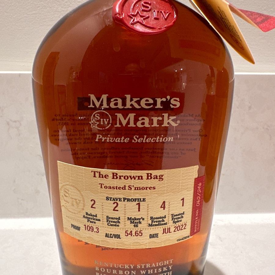 Maker's Mark Private Selection (The Brown Bag - Toasted S'mores)