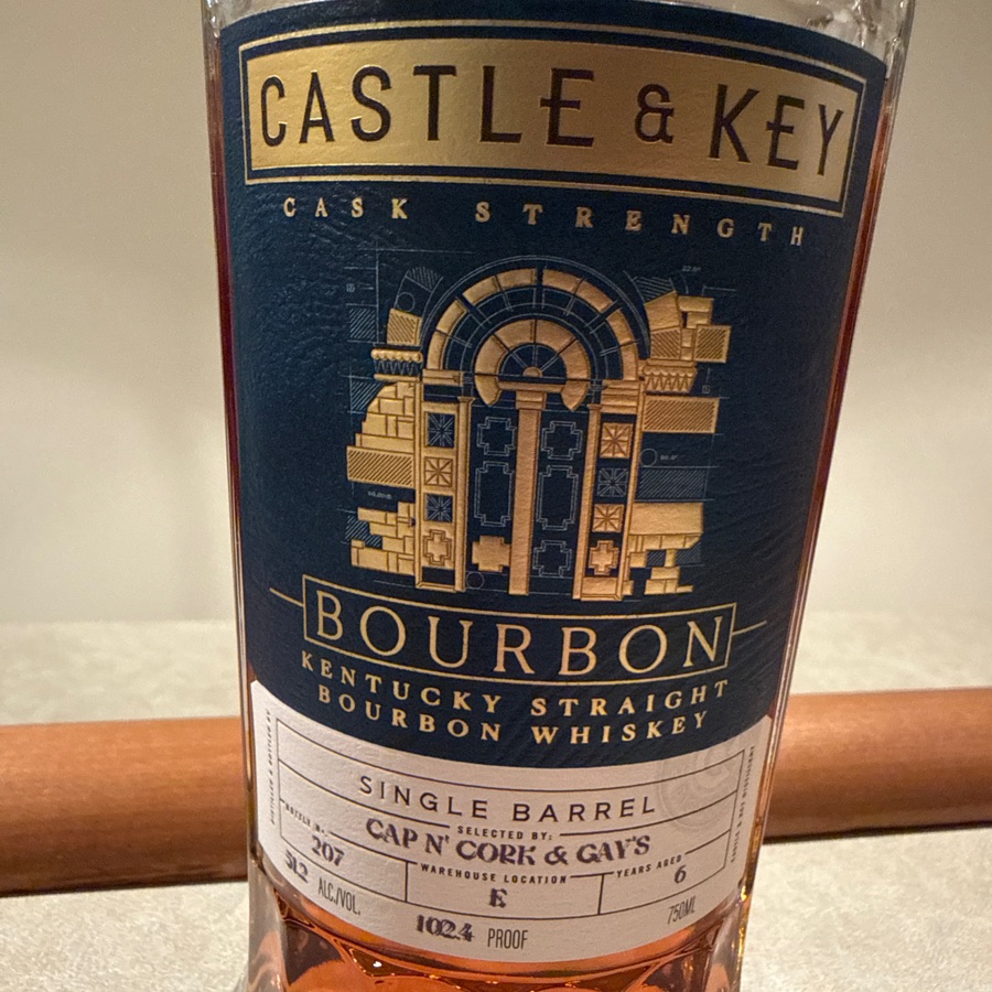 Castle & Key Bourbon - Cap'N Cork & Gays - Single Barrel
