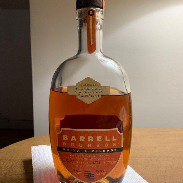 Barrell Bourbon Batch BAIC