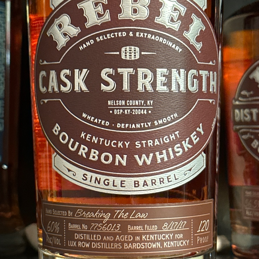 REBEL Cask Strength Limited Edition (breaking the law)