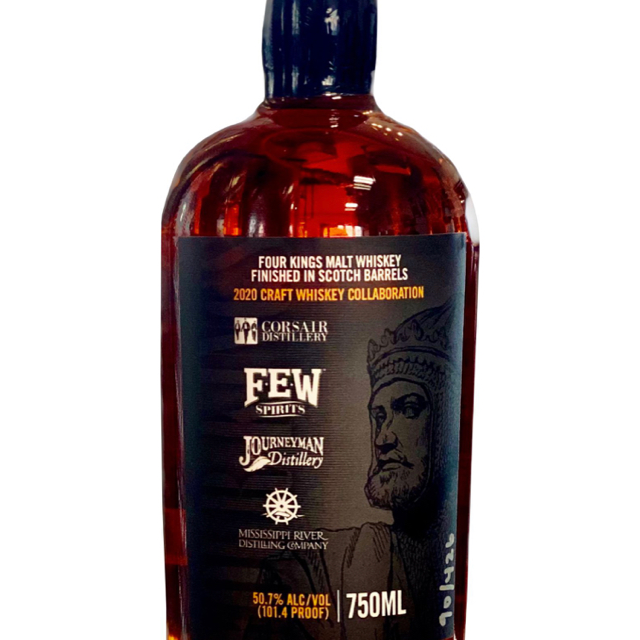 Four Kings Malt Whiskey Finished in Scotch Barrels (2020 Craft Whiskey Collaboration)