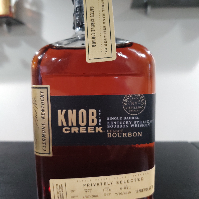 Knob Creek Single Barrel Select Privately Selected Gates Circle