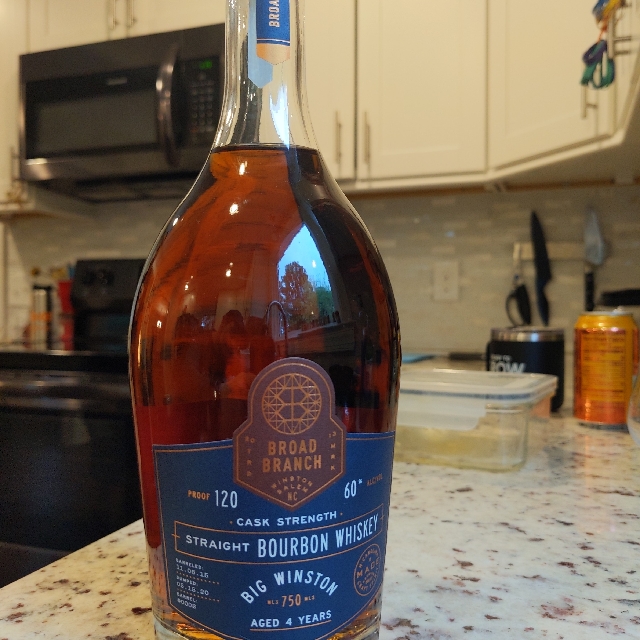 Broad Branch Big Winston Cask Strength Straight Bourbon Whiskey