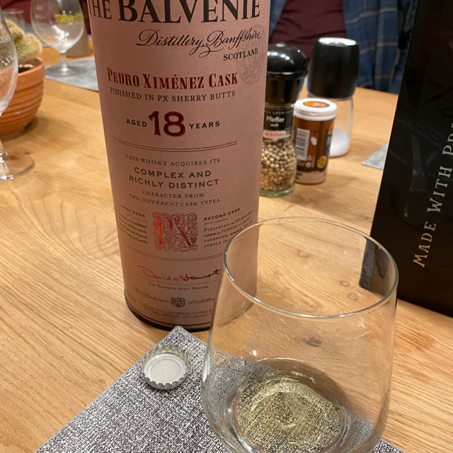Balvenie Pedro Ximénez Cask 18 Year