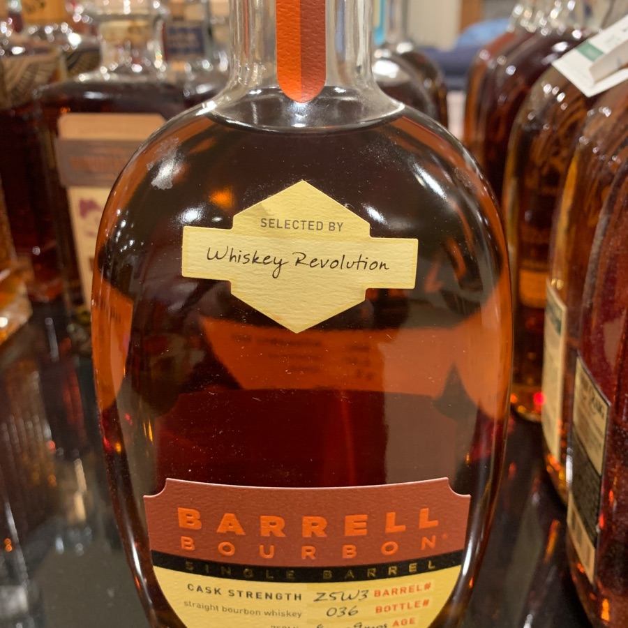 Barrell Bourbon Single Barrel Cask Strength (Whiskey Revolution Barrel Z5W3)