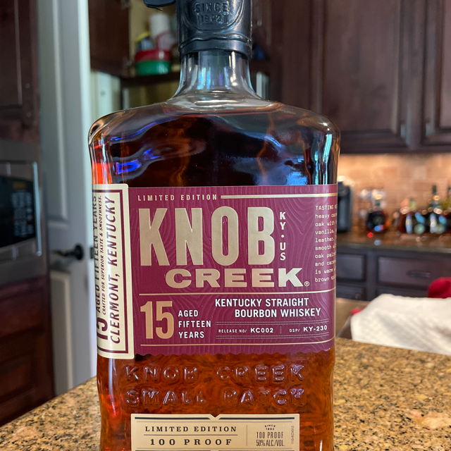 Knob Creek 15 Year Bourbon (2022 Release)