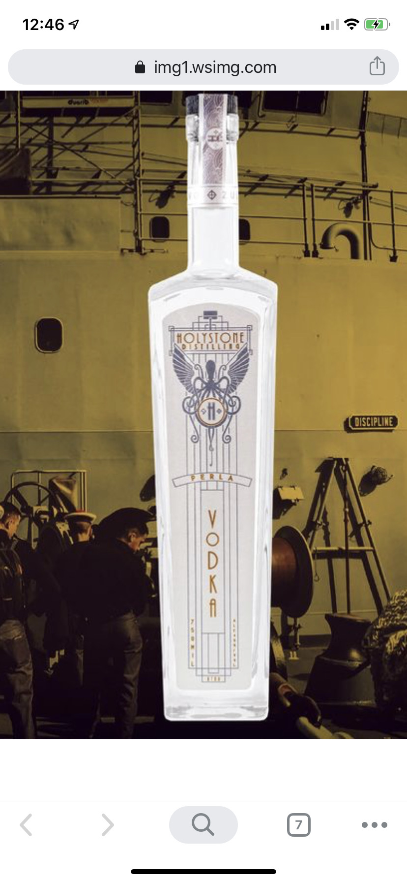 Holystone Distilling Perla Vodka