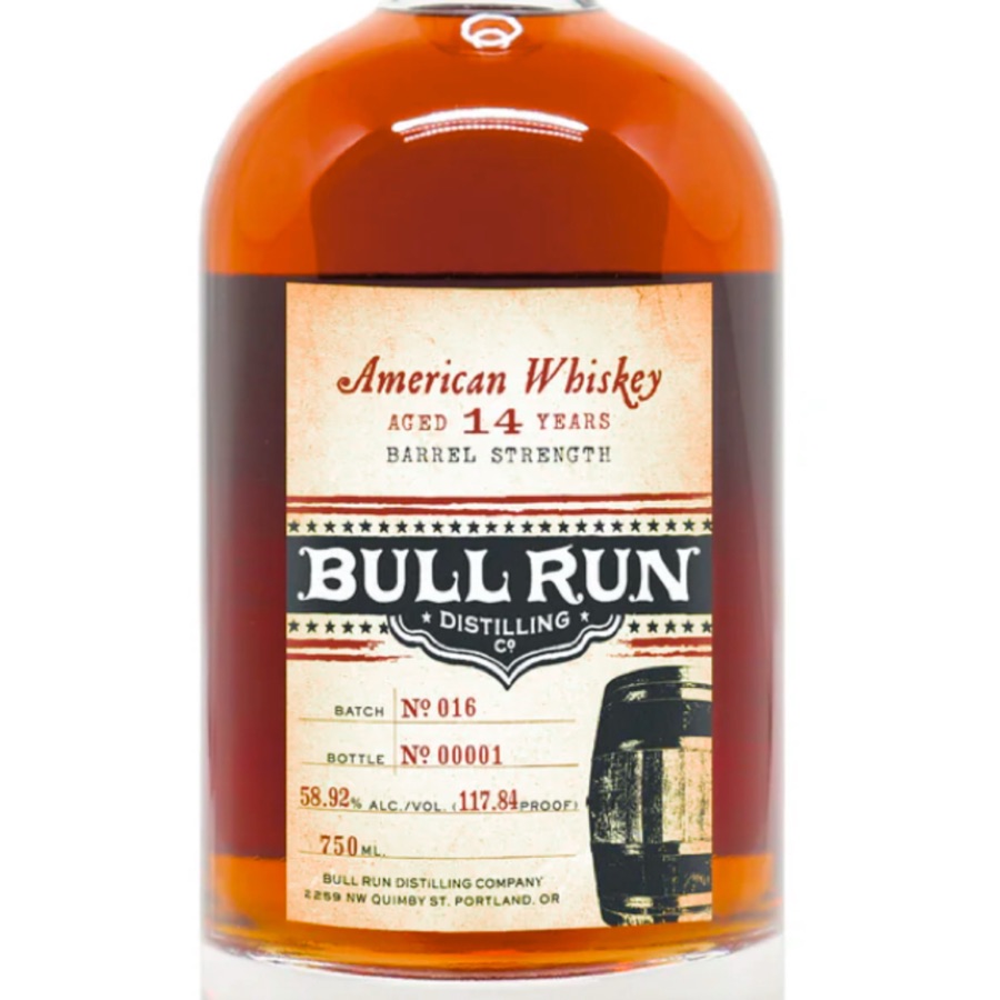 Bull Run American Whiskey Aged 14 years, Cask Strength (5/23 Release)