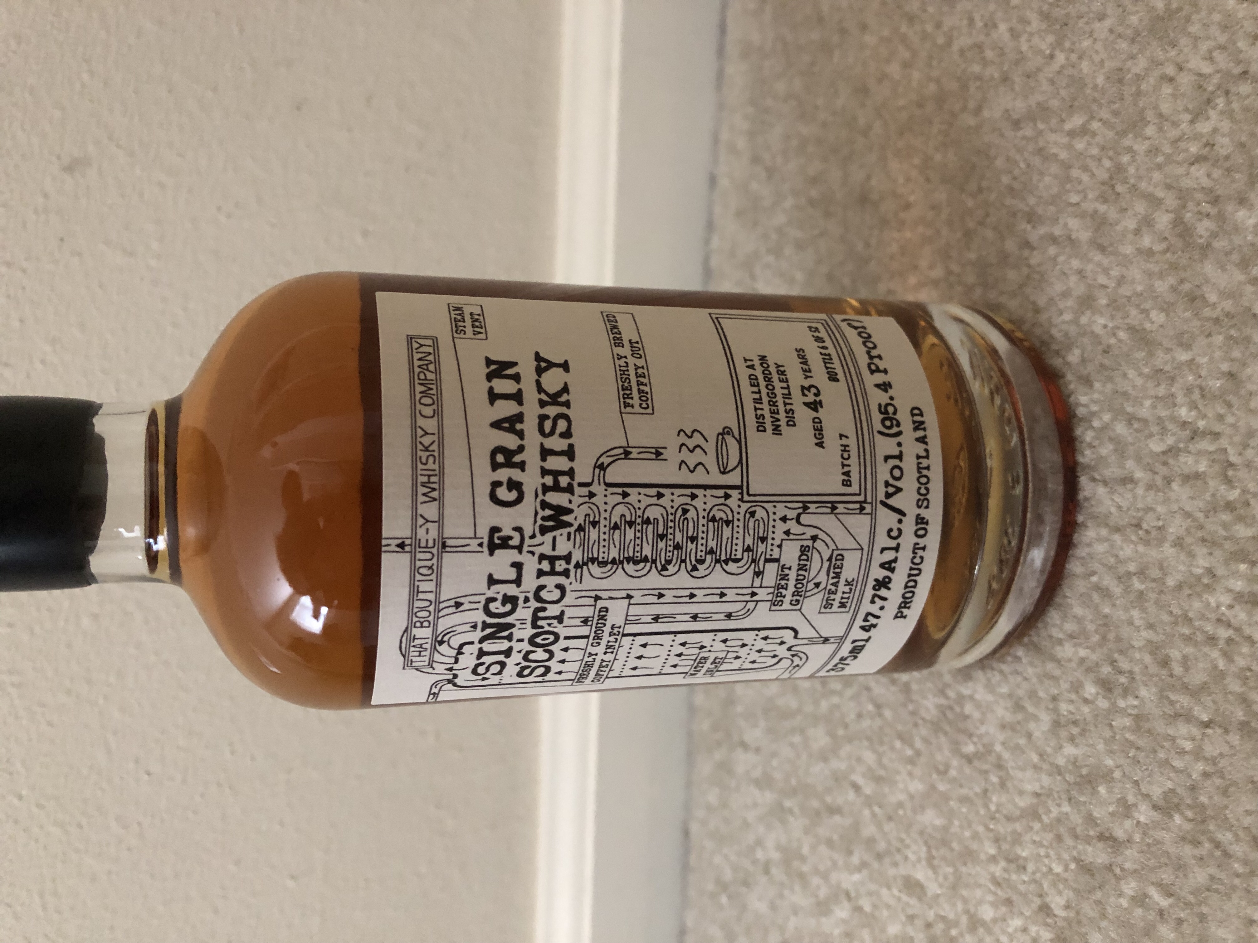 Invergordon Single Grain Scotch Whisky Aged 43 Years: Batch 7 (That Boutique-y Whisky Company)