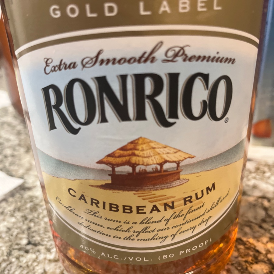 RonRico Caribbean Rum Gold Label